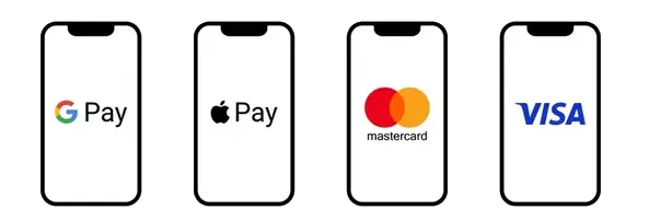 Paiement sans contact : Google Pay, Apple Pay, Mastercard, Visa
